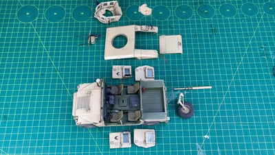 Assemblying 1/35 PreBuilt Humvee M1151 Enhance Armament carrier (Academy model)