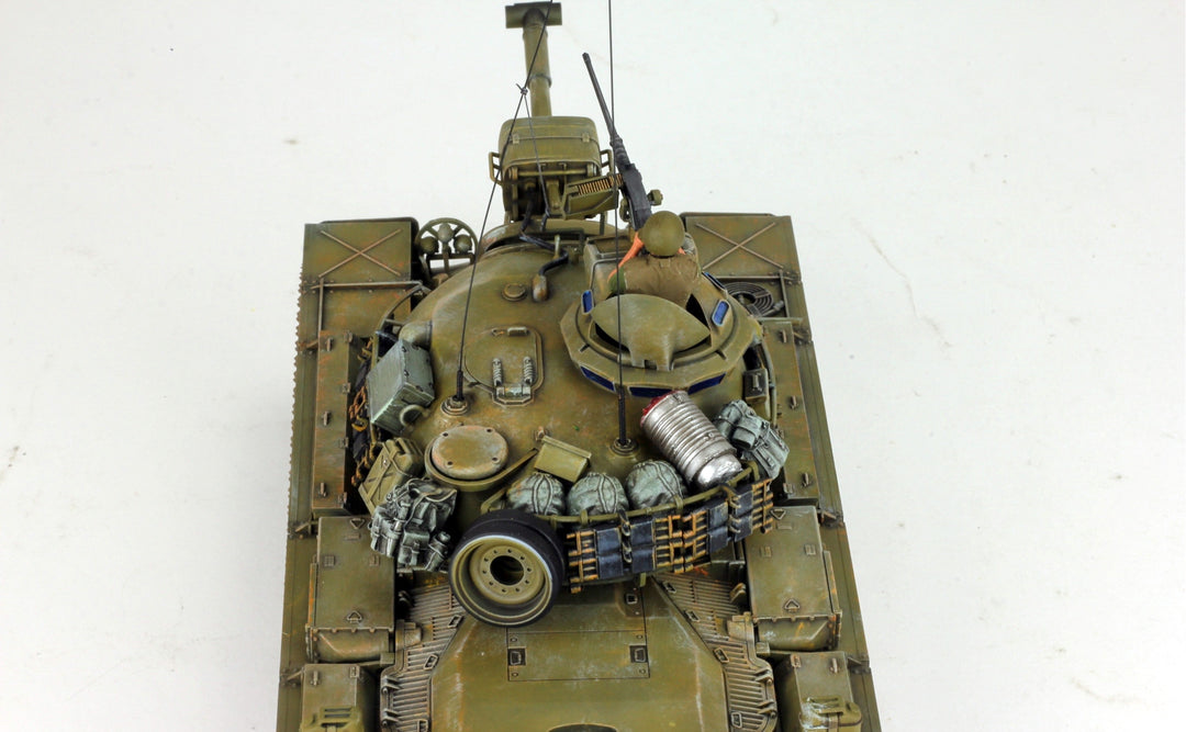 USMC M48A3 Patton /w Gunner Crew, 1:35 ProBuilt Model, Vietnam war