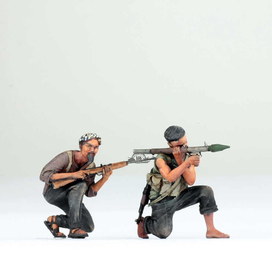 Set of 2 Vietcong Soldiers – 1/35 Hand-painted