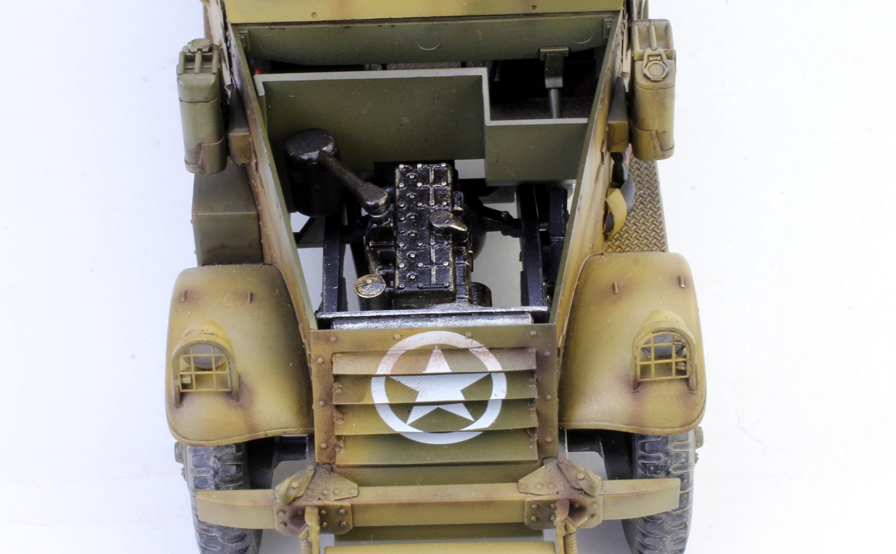 Halftrack Engine US Army M2A1 Halftrack WW2 1:35 scale ratio, ProBuilt Model – ProBuiltModel