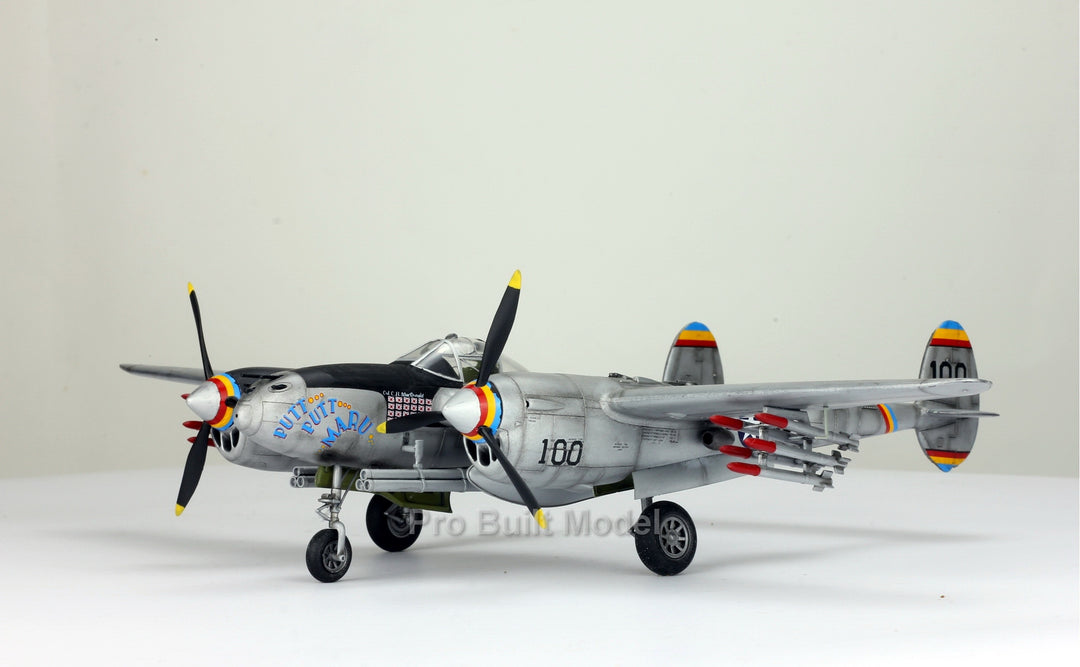 1/48 ProBuilt Model P-38 Lightning WWII “Putt Putt Maru” | Hand