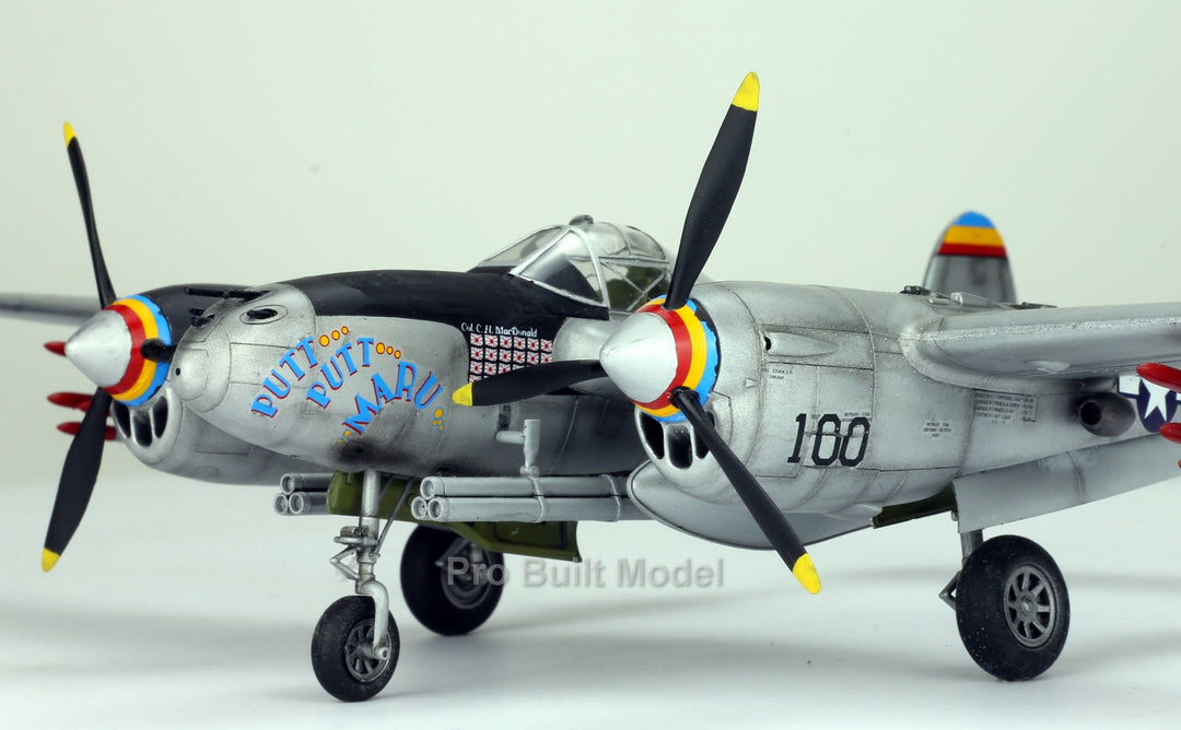 1/48 ProBuilt Model P-38 Lightning WWII “Putt Putt Maru” | Hand