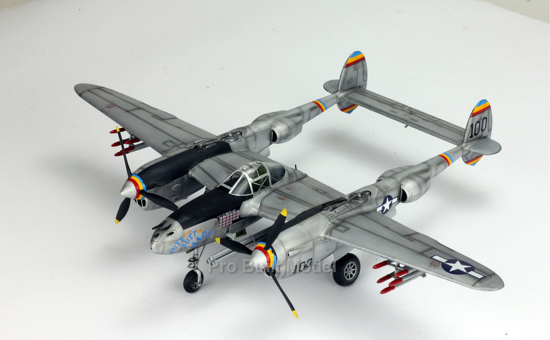 1/48 ProBuilt Model P-38 Lightning WWII “Putt Putt Maru” | Hand