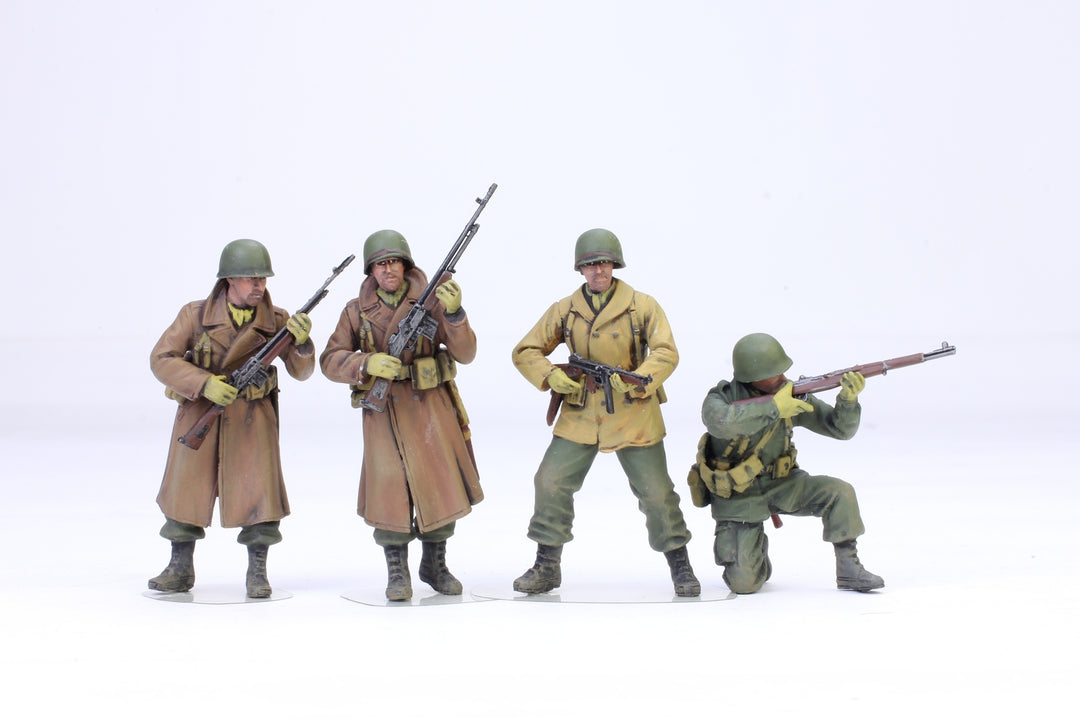 WWII 1944 101st Airborne Division フィギュア ProPainted 1:35 US 101st Airborne Division (Bastogne 1944) (04