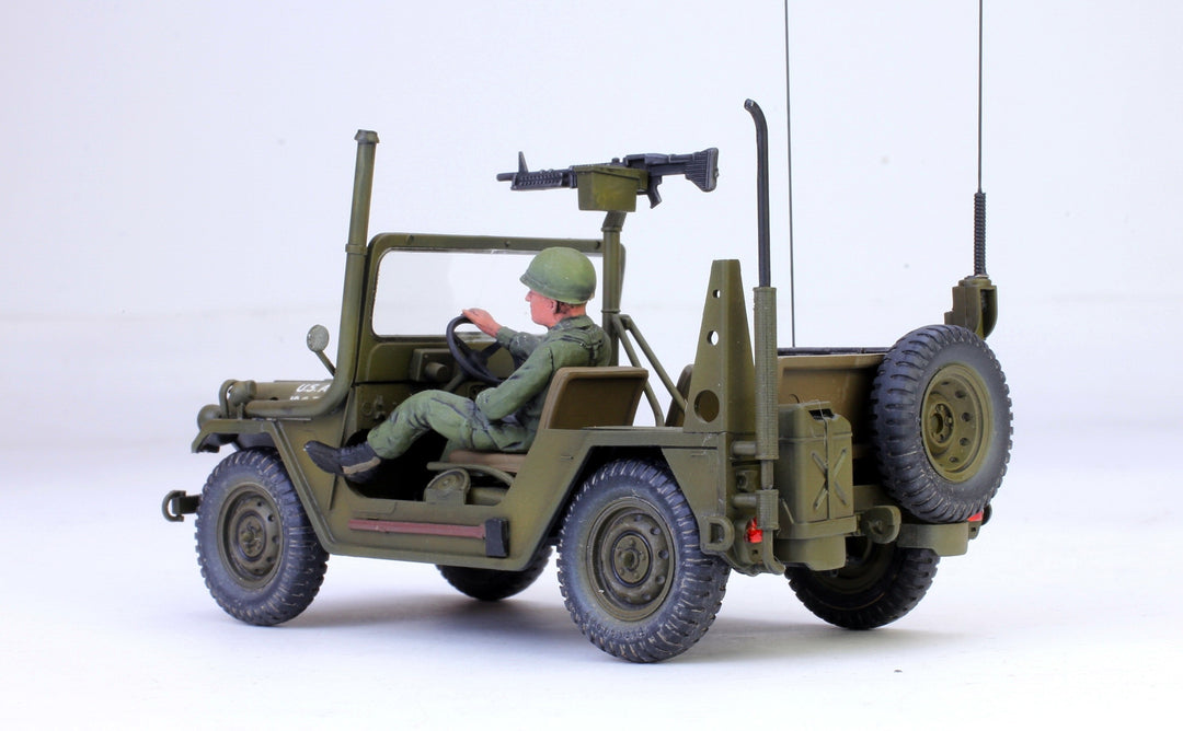 US Utility Truck M151A1 - Machine Gun Jeep - 1/35 Scaled Ratio