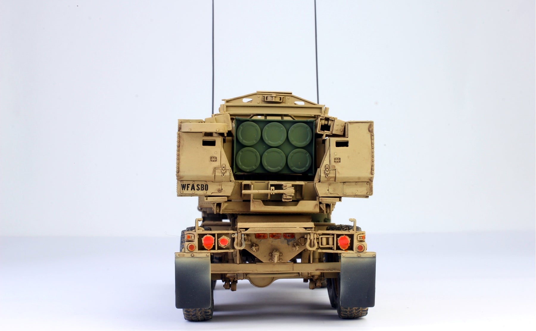 A M142 High Mobility Artillery Rocket System (HIMARS) conducts dry fire exercises in support of A M142 High Mobility Artillery Rocket System (HIMARS) conducts dry fire exercises in support of
