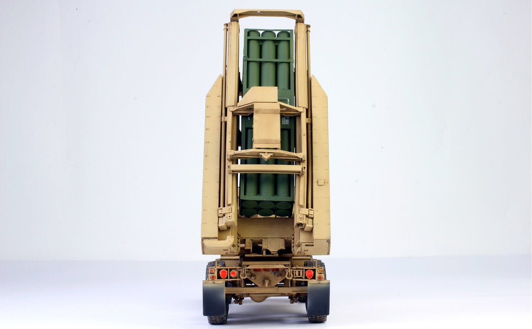完成品 1/144 USA M142 High Mobility Artillery Rocket System Green  3D Printed 1⁄144 US M142 Hymas High Mobility Rocket System