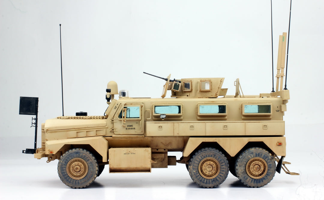 Cougar 6x6 MRAP Model, Armored Vehicle in 1/35 Scaled Ratio