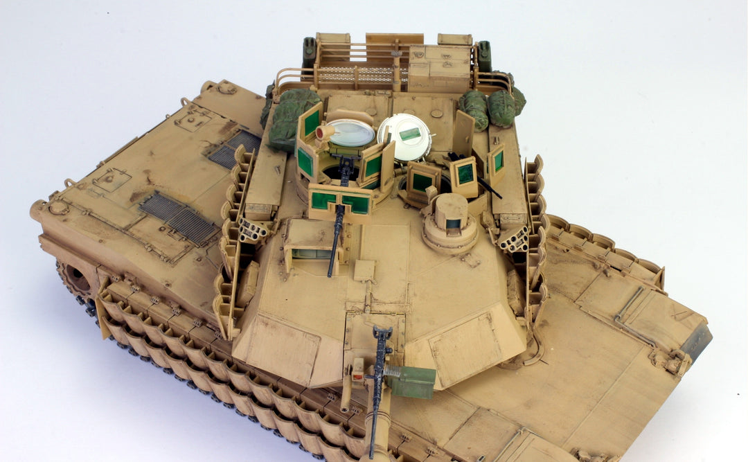 ProBuilt 1:35 US MBT M1A2 SEP Abrams Tusk II 4th Infantry Div