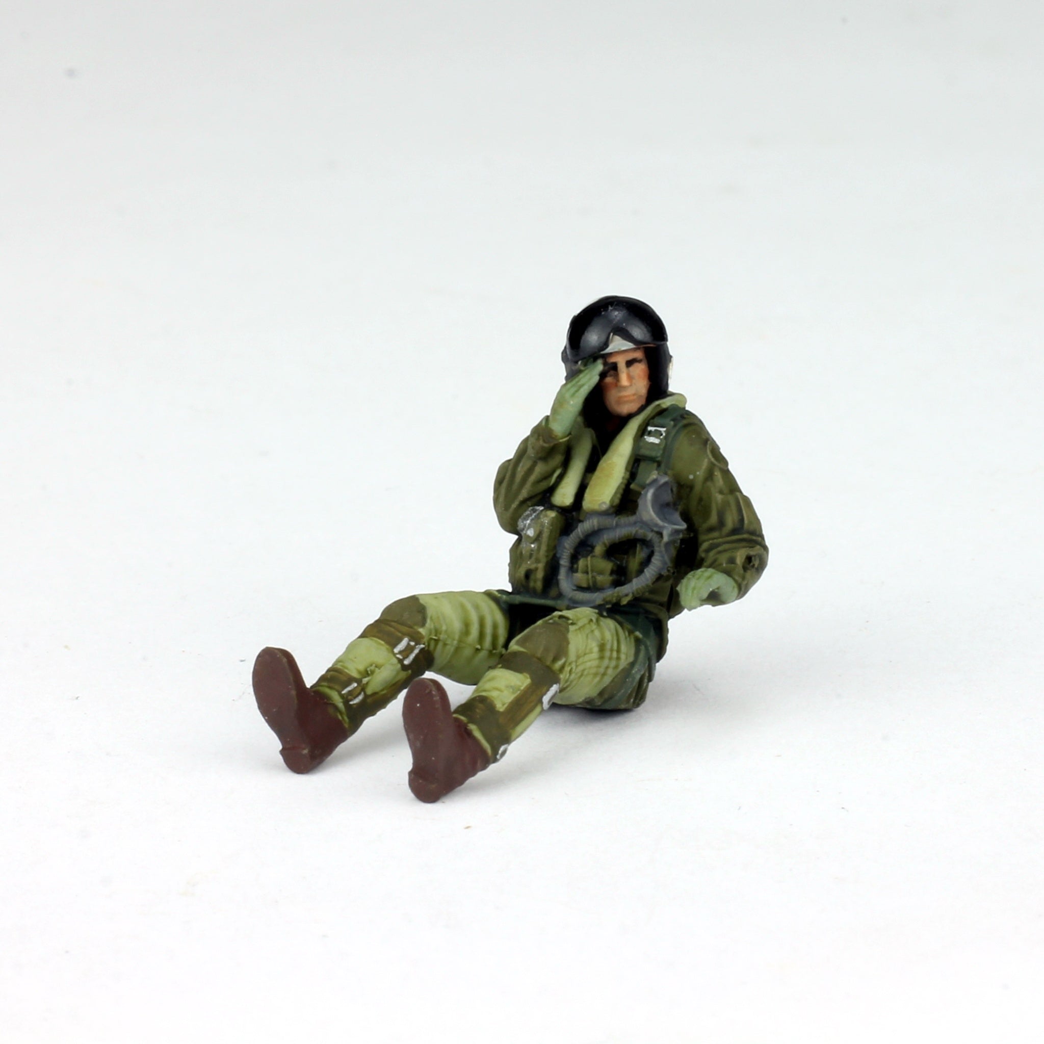 1:48 US Fighter Pilot Figure Seated – Hand Painted Cockpit Crew ...