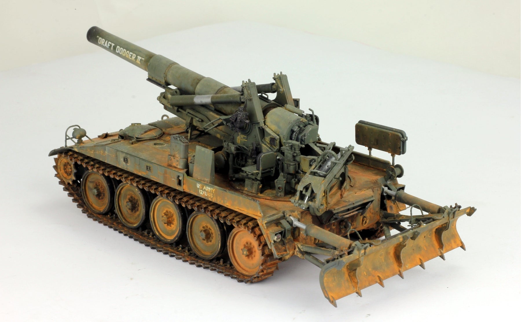 Model Howitzer 1:35 ProBuilt M110 Self-Propelled Howitzer – Vietnam War Model Kit ...