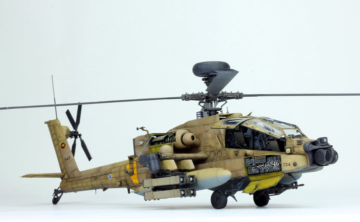 IAF AH-64D Saraf - 1/35 Scaled Ratio - Modern War Pro Built Model