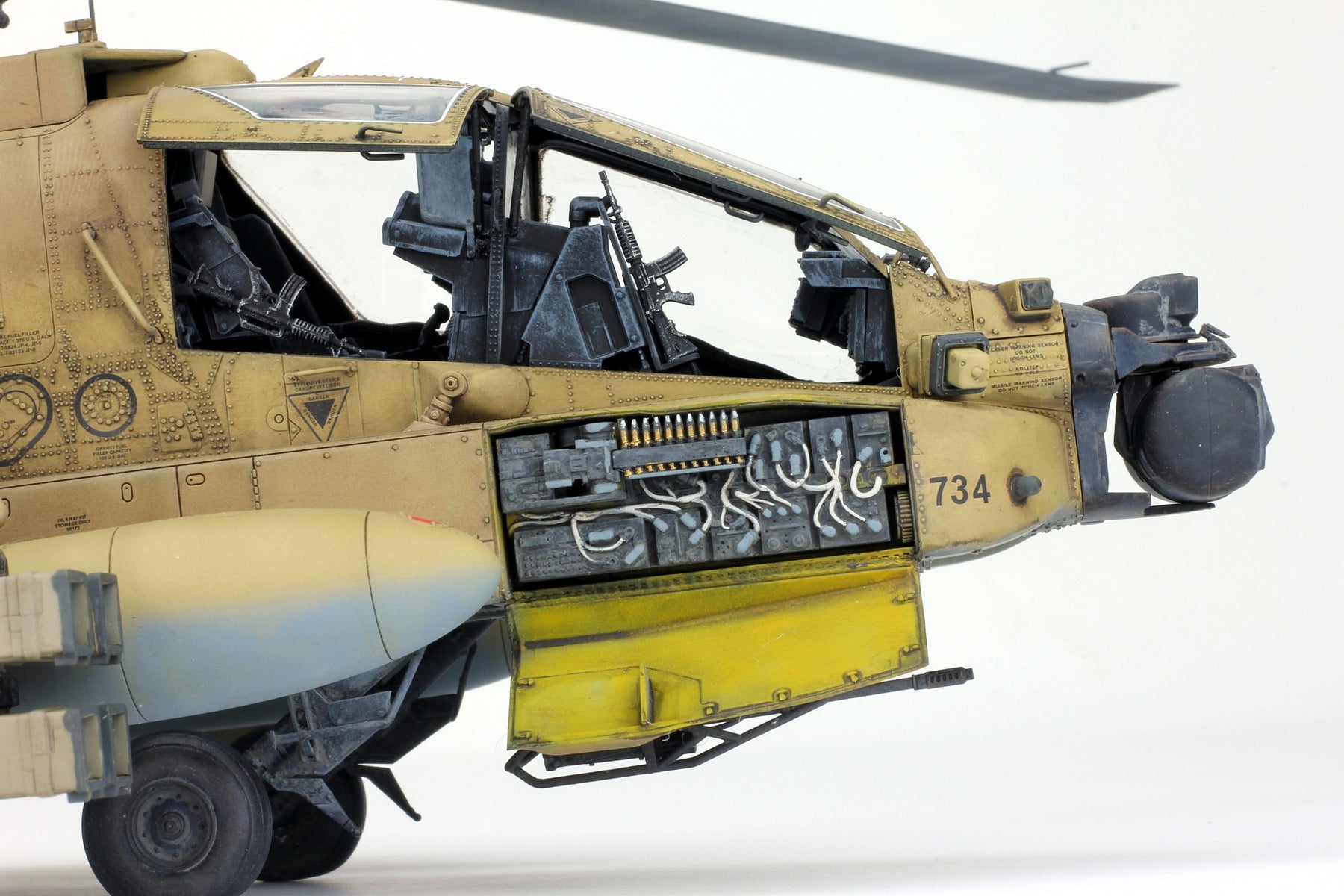 IAF AH-64D Saraf - 1/35 Scaled Ratio - Modern War Pro Built Model ...