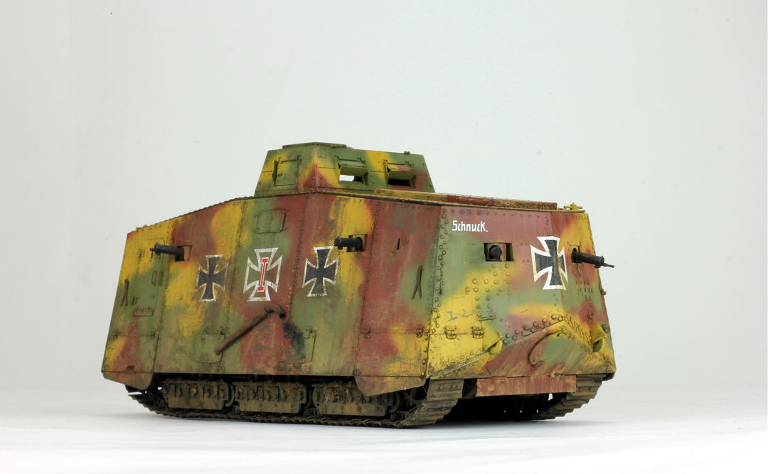 Pre-Order) Pro Built Model 1:35 GERMAN A7V TANK (KRUPP) WW1