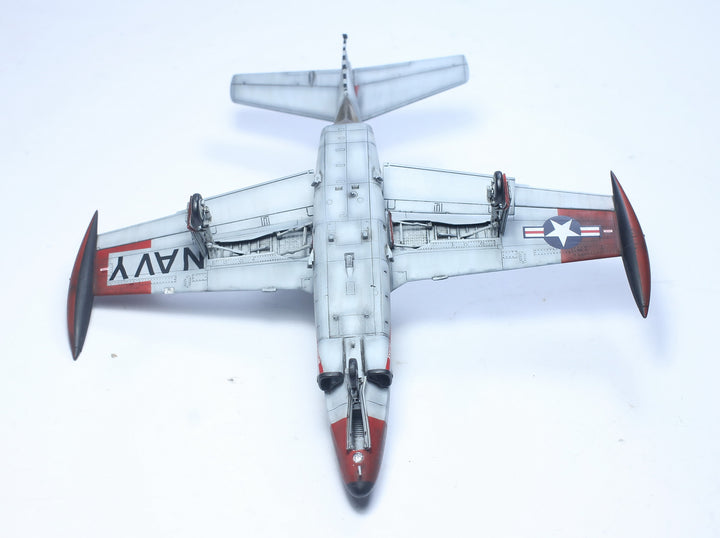 US Navy T-2C Buckeye Training Airplane - 1/72 Scaled Ratio - Made