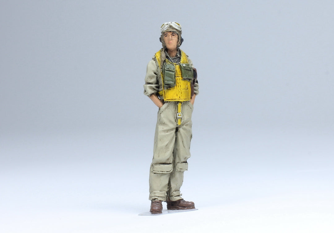 2001年　エリートフォース　US NAVY PILOT フィギュア US Navy Pilots (01 figure), 1/48 Scaled Ratio, World War II