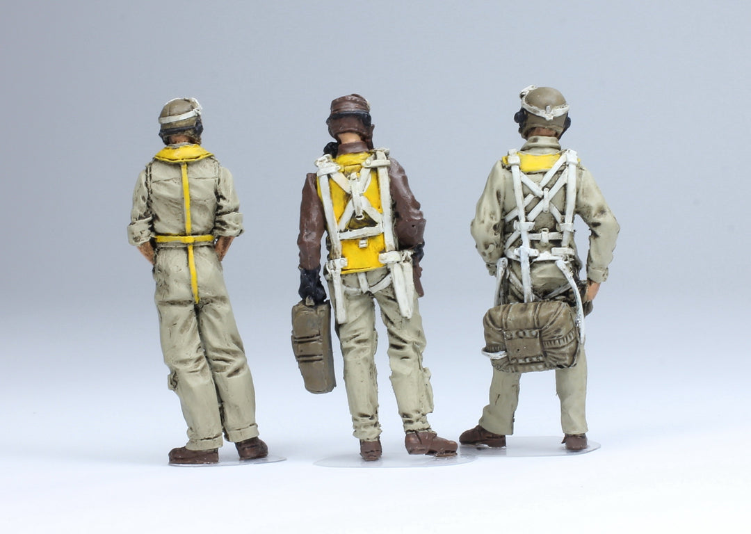ProPainted US Navy Pilots (03 figures), 1/48 Scaled Ratio, World