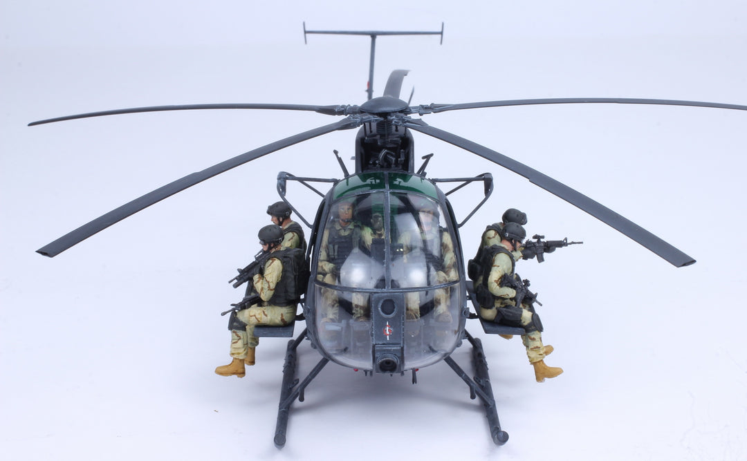 MH-6J Little Bird /w 02 Pilots + 04 Delta Force Riders, 1/35