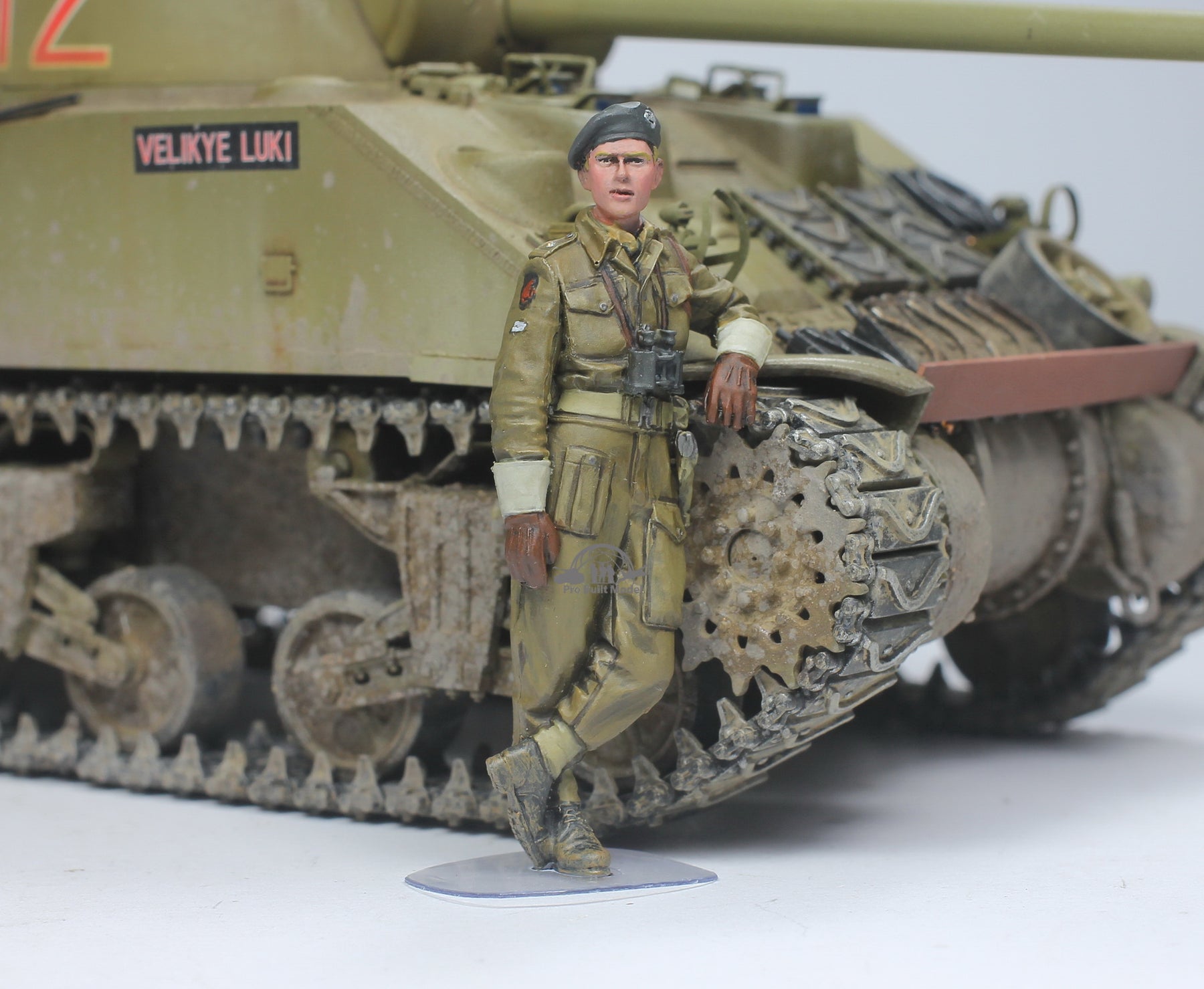 British Army Tank Crewmen standing inside a tank turret Stock Photo British Army Tank Crewmen standing inside a tank turret Stock Photo