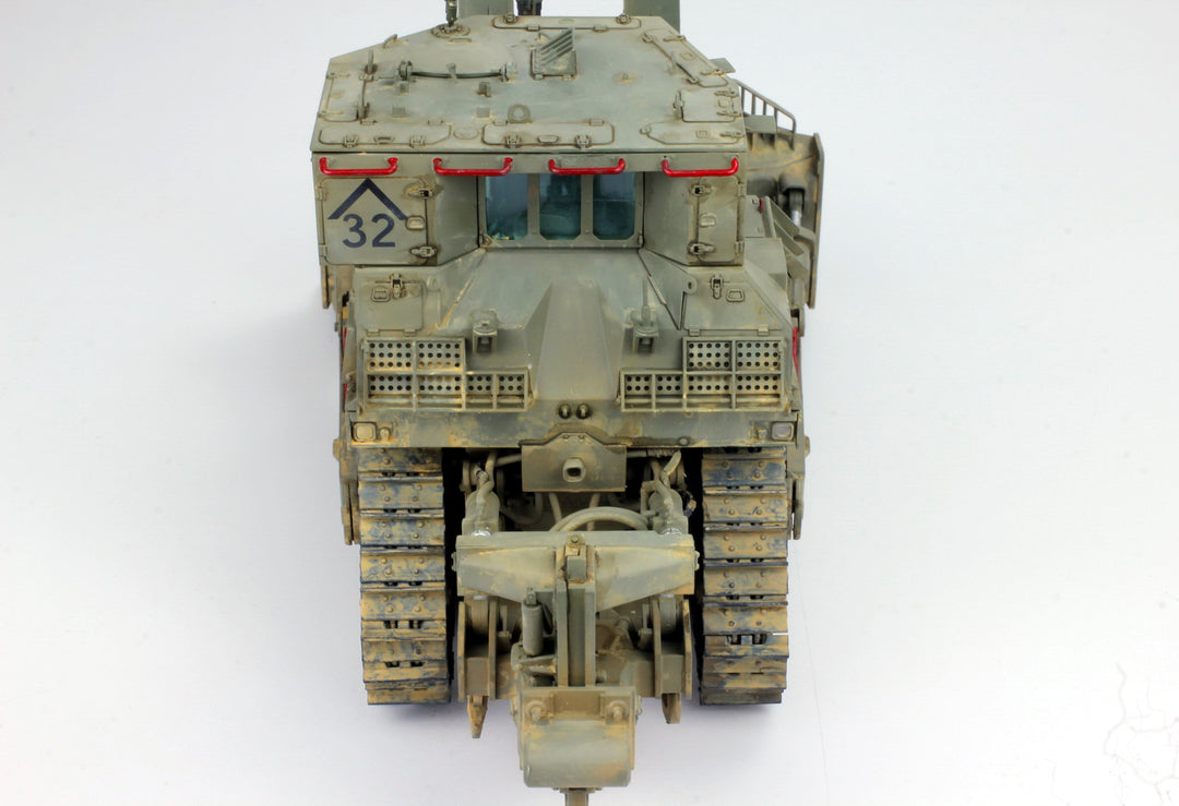 PreBuilt D9R Armoured Bulldozer (Meng Model), 1/35 Scaled Ratio