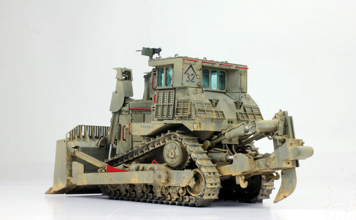 PreBuilt D9R Armoured Bulldozer (Meng Model), 1/35 Scaled Ratio