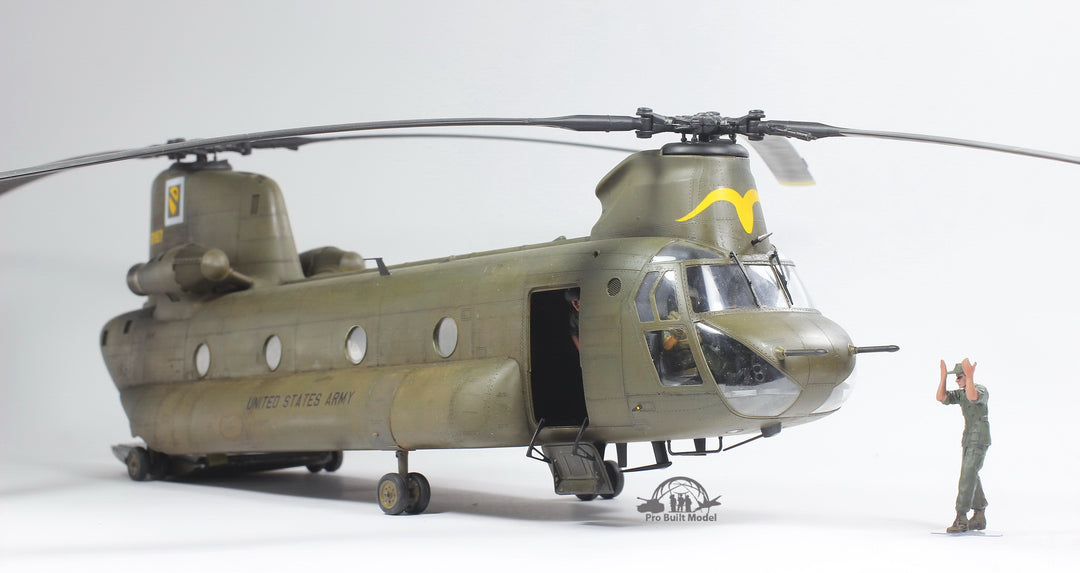 1:35 CH-47A Chinook – 1st Cav Vietnam War (PreBuilt) – ProBuiltModel