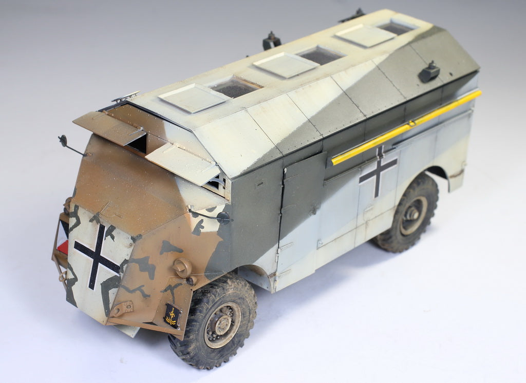 Aec Max Rommel AEC Armoured Commander Car of Rommel DAK Mam Mammoth, 1/35 Scaled Rati ...