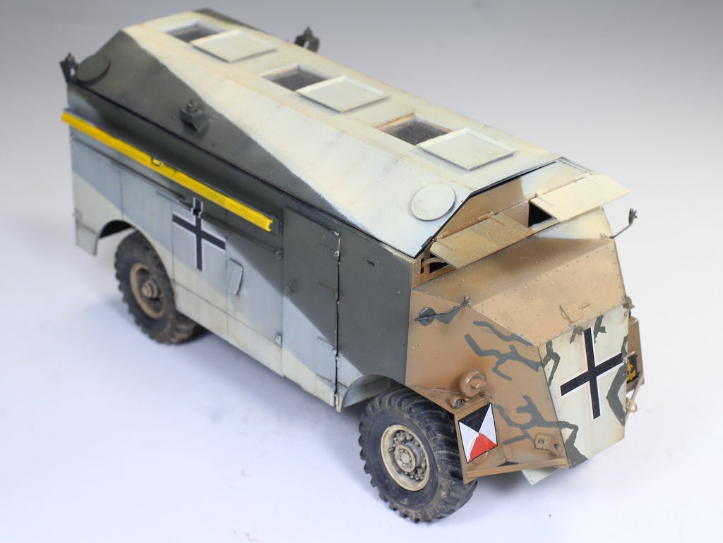 Aec Max Rommel AEC Armoured Commander Car of Rommel DAK Mam Mammoth, 1/35 Scaled Rati ...