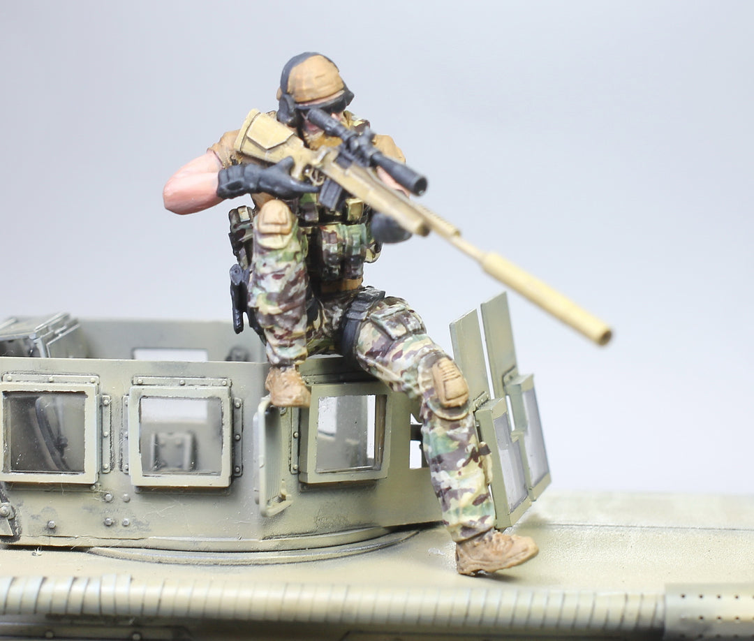 ProPainted 1:35 US Special Force 6 Sniper In Battle – ProBuiltModel