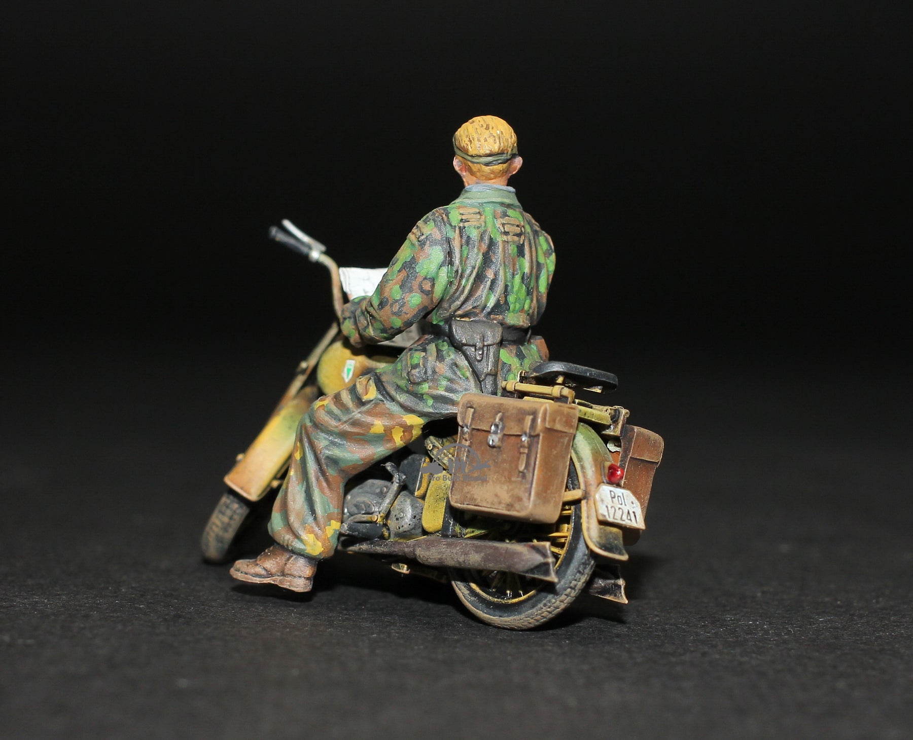 German Chopper Riders German Motorcycle Orderly Set , 1/35 ScaledRatio, World War 2 ...